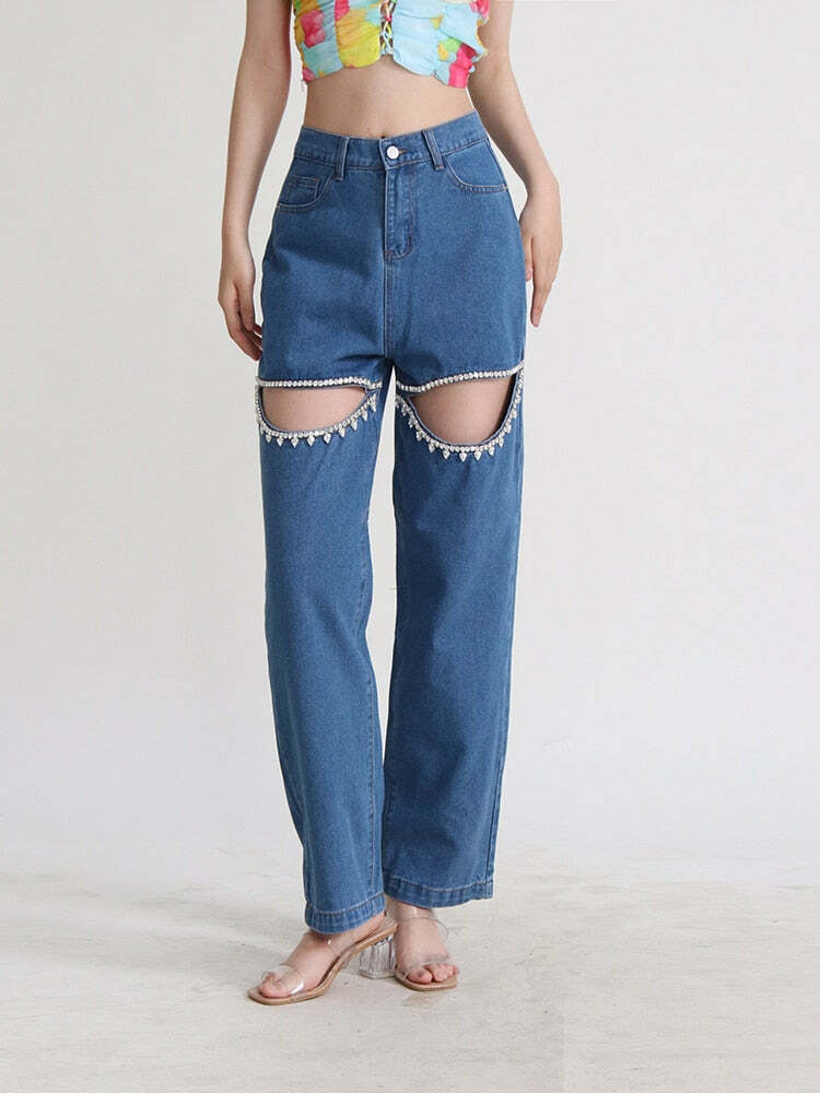 Teagan Jeans: Y2K Summer Grunge & 90S Retro Style For Trendy Y2K Outfits And Party Looks