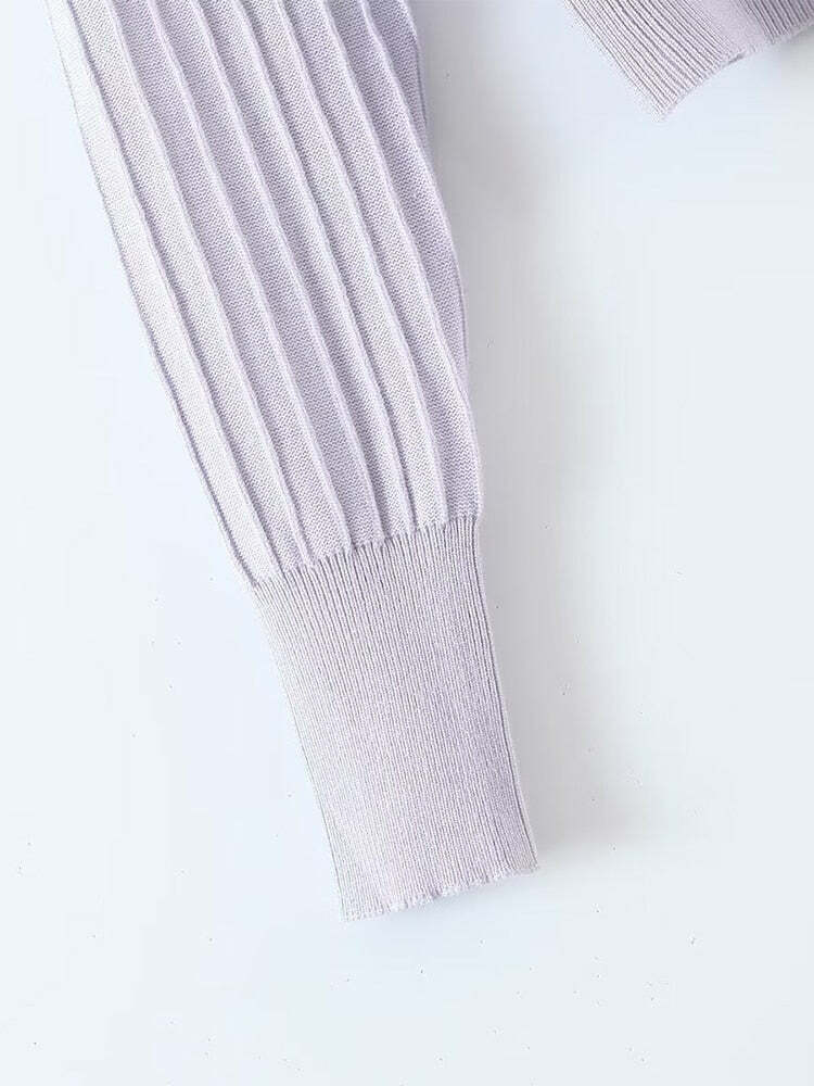 Thalia Sweater - Y2K Summer Grunge Outfit, 90S Fashion, Retro Style, Pastel Goth, Y2K Club Look Thalia Sweater - Y2K Summer Grunge Outfit, 90S Fashion, Retro Style, Pastel Goth, Y2K Club Look