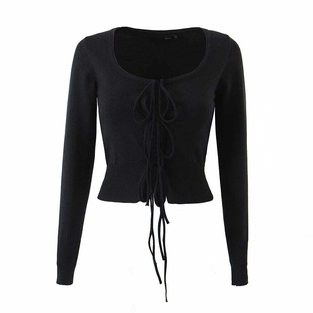 Thalia Sweater - Y2K Summer Grunge Outfit, 90S Fashion, Retro Style, Pastel Goth, Y2K Club Look Thalia Sweater - Y2K Summer Grunge Outfit, 90S Fashion, Retro Style, Pastel Goth, Y2K Club Look