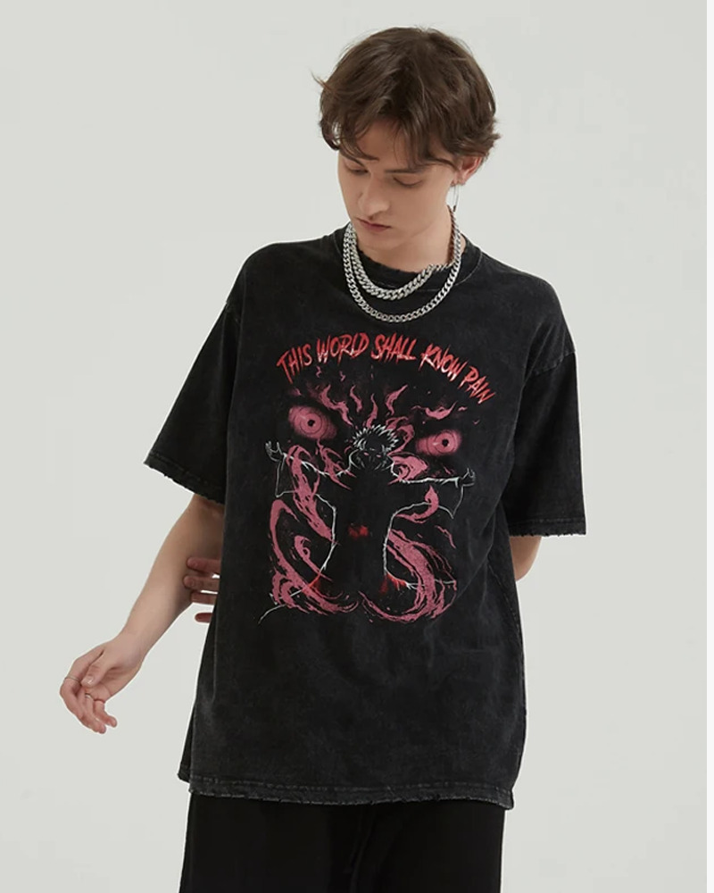This World Shall Know Pain Shirt - Y2K Grunge, 90S Fashion, Retro Summer & Party Outfits