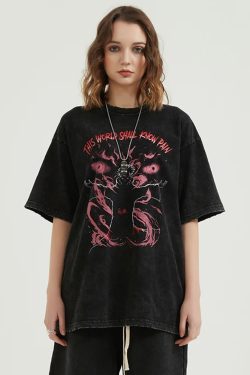 This World Shall Know Pain Shirt - Y2K Grunge, 90S Fashion, Retro Summer & Party Outfits