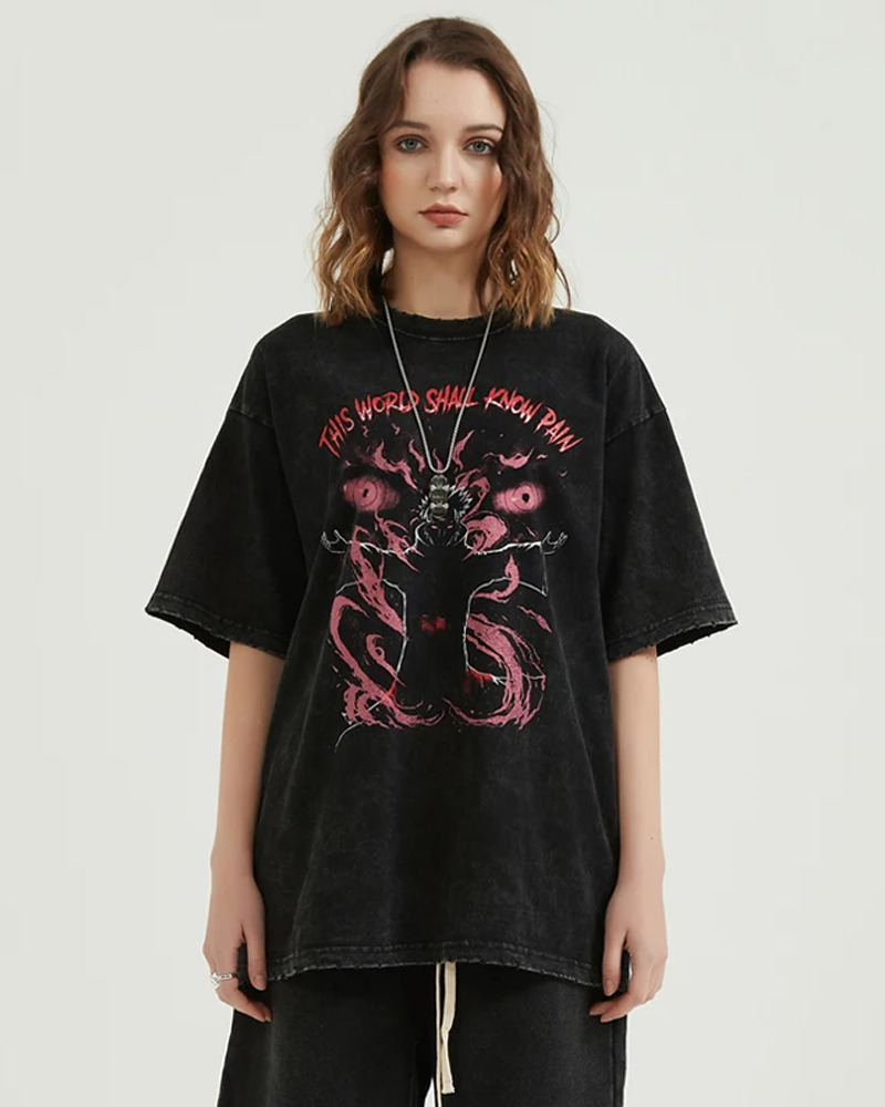 This World Shall Know Pain Shirt - Y2K Grunge, 90S Fashion, Retro Summer & Party Outfits