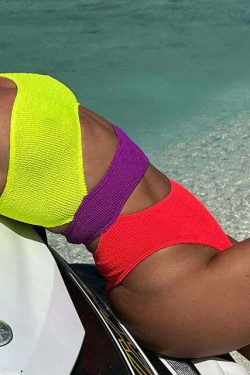 Tiaryn Swimsuit: Y2K Summer Grunge 90S Retro Beachwear - Perfect For Y2K Party & Club Out