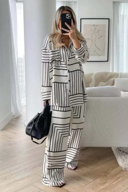 Tokyo Striped Set - Y2K Summer & 90S Fashion, Grunge Outfits, Retro Style, Y2K Club & Party