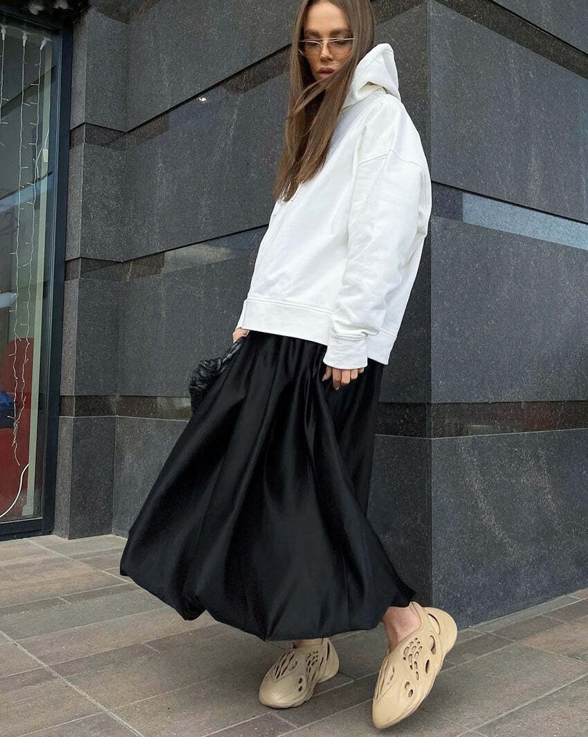 Tonia Midi Skirt - Y2K Summer Grunge Outfit, 90S Fashion, Retro Style, Y2K Party & Club Outfits