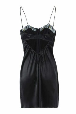Trinette Black Mini Dress - Y2K Summer, 90S Grunge, Retro Style, Y2K Party & Club Outfits