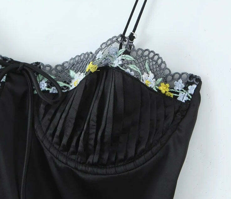 Trinette Black Mini Dress - Y2K Summer, 90S Grunge, Retro Style, Y2K Party & Club Outfits Trinette Black Mini Dress - Y2K Summer, 90S Grunge, Retro Style, Y2K Party & Club Outfits