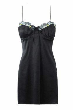 Trinette Black Mini Dress - Y2K Summer, 90S Grunge, Retro Style, Y2K Party & Club Outfits