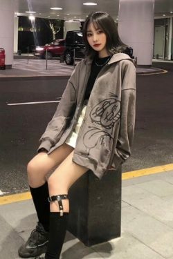 Tulane Graffiti Hoodie - Y2K Summer, 90S Grunge, Retro Hip Hop, Pastel Goth, Y2K Club Outfit