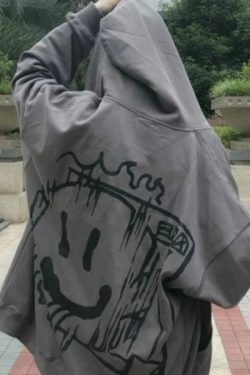 Tulane Graffiti Hoodie - Y2K Summer, 90S Grunge, Retro Hip Hop, Pastel Goth, Y2K Club Outfit