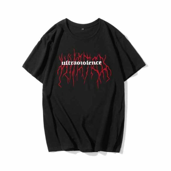 Ultraviolence Shirt - Y2K Summer Grunge Top, 90S Fashion, Retro Style, Pastel Goth, Y2K