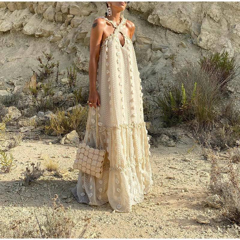 Valenka Maxi Dress - Y2K Summer Grunge Outfit, 90S Retro Style, Pastel Goth, Y2K Party