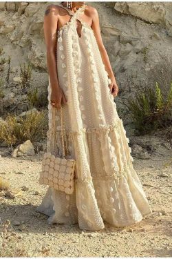 Valenka Maxi Dress - Y2K Summer Grunge Outfit, 90S Retro Style, Pastel Goth, Y2K Party