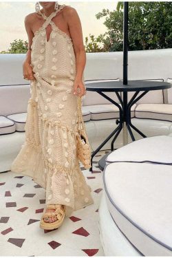 Valenka Maxi Dress - Y2K Summer Grunge Outfit, 90S Retro Style, Pastel Goth, Y2K Party