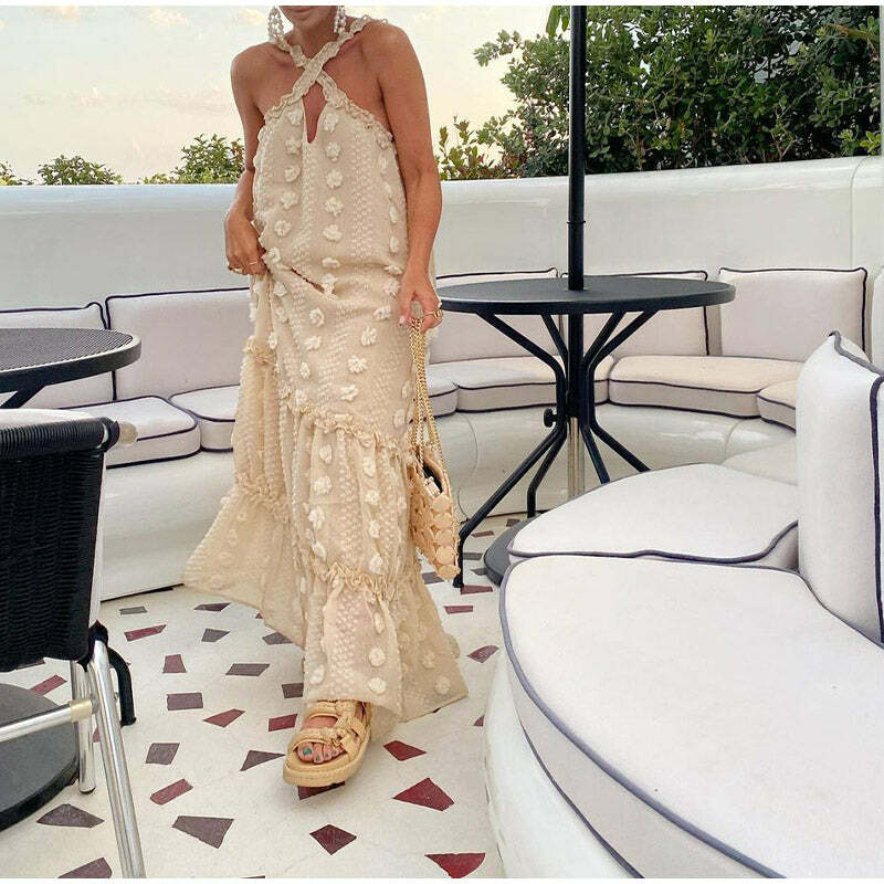 Valenka Maxi Dress - Y2K Summer Grunge Outfit, 90S Retro Style, Pastel Goth, Y2K Party