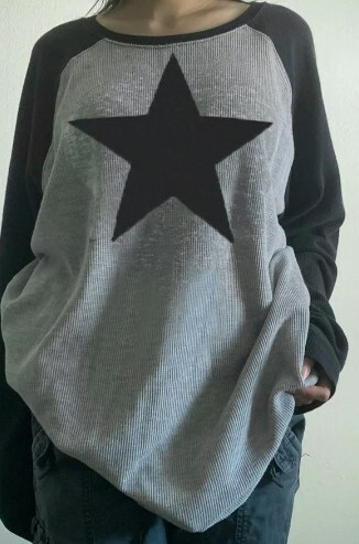 Valerie Long Sleeve Star Top - Y2K Summer, 90S Grunge, Retro, Pastel Goth, Y2K Party Outfit Valerie Long Sleeve Star Top - Y2K Summer, 90S Grunge, Retro, Pastel Goth, Y2K Party Outfit