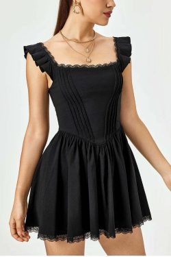 Veni Mini Dress - Y2K Summer Grunge Outfit, 90S Fashion, Retro Style, Pastel Goth, Y2K Party