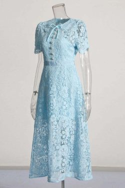 Venicee Midi Dress - Y2K Summer Grunge Outfit, 90S Fashion, Retro Style, Pastel Goth Vibes