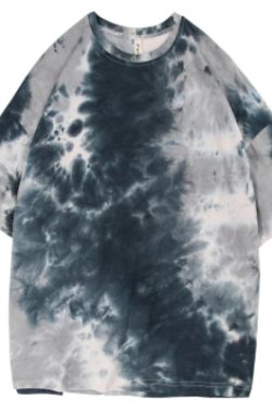 Victoria Tie Dye Grunge Shirt - Y2K Summer Outfit, 90S Fashion, Retro Style, Pastel Goth