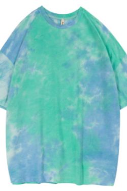 Victoria Tie Dye Grunge Shirt - Y2K Summer Outfit, 90S Fashion, Retro Style, Pastel Goth