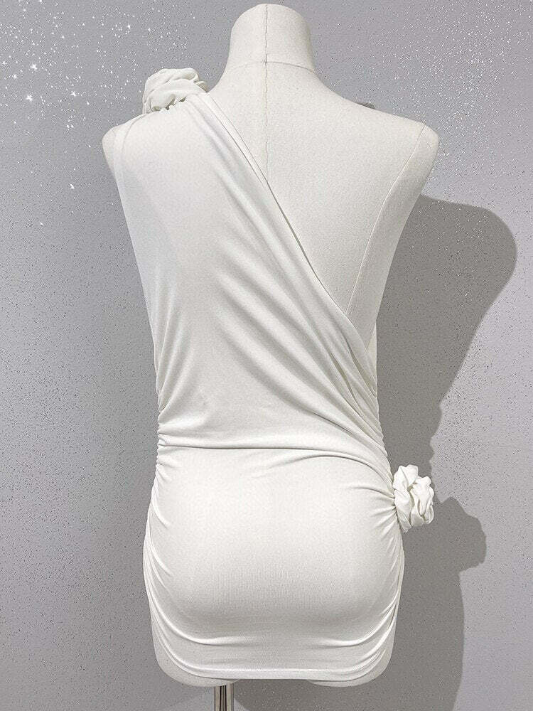 Victoria Top - Y2K Summer Grunge Outfit, 90S Fashion, Retro Style, Baby Tees, Y2K Club Look