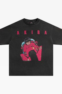 Vintage Akira Shirt - Y2K Summer Grunge, 90S Retro, Pastel Goth, Y2K Club & Party Outfits
