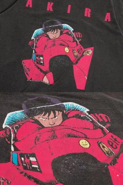 Vintage Akira Shirt - Y2K Summer Grunge, 90S Retro, Pastel Goth, Y2K Club & Party Outfits