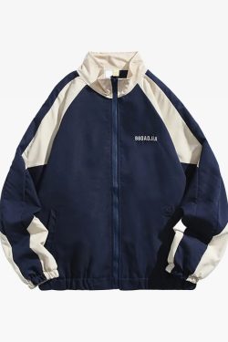 Vintage Bomber Jacket - Y2K Summer, 90S Grunge, Retro Style, Y2K Party & Club Outfits