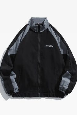 Vintage Bomber Jacket - Y2K Summer, 90S Grunge, Retro Style, Y2K Party & Club Outfits