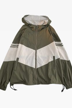 Vintage Y2K Track Jacket - 90S Grunge, Retro Summer Outfits, Y2K Club & Party Fashion