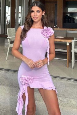 Vivianne Mini Dress - Y2K Summer Outfit, 90S Fashion, Grunge, Retro Style, Y2K Party Look