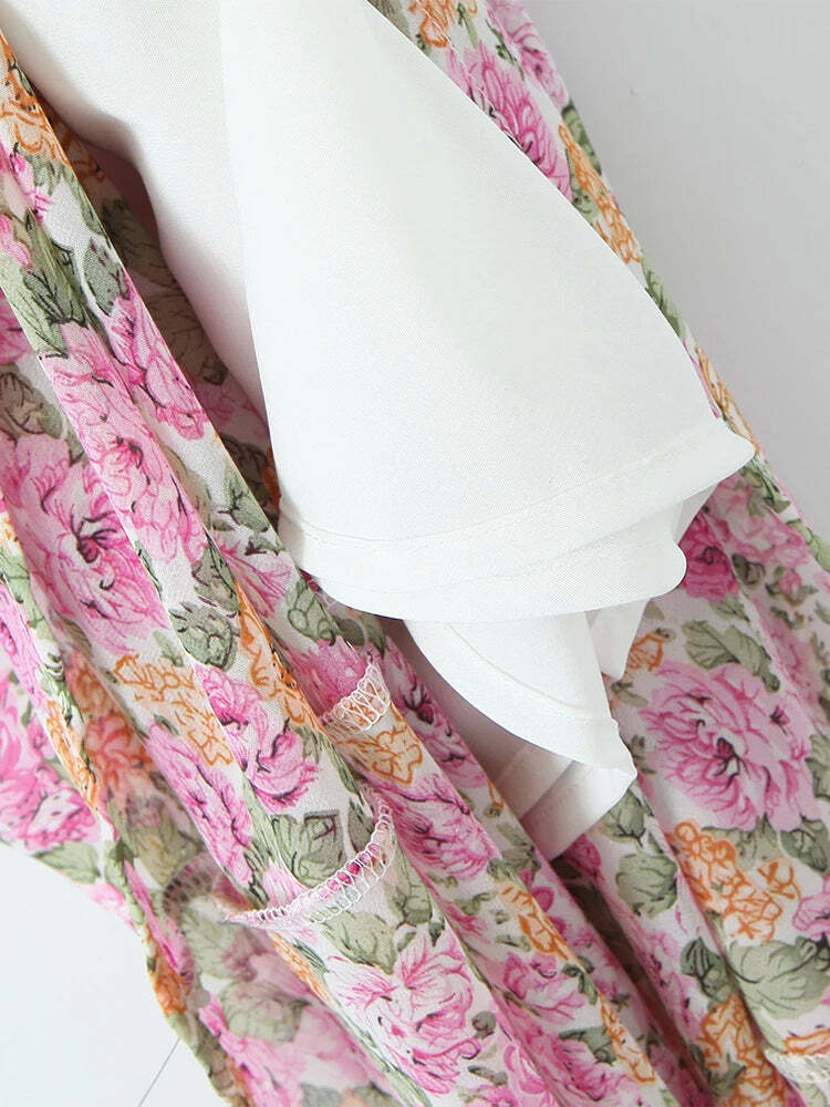 Voila Midi Dress - Y2K Summer Grunge Outfit, 90S Fashion, Retro Style, Pastel Goth Vibes Voila Midi Dress - Y2K Summer Grunge Outfit, 90S Fashion, Retro Style, Pastel Goth Vibes