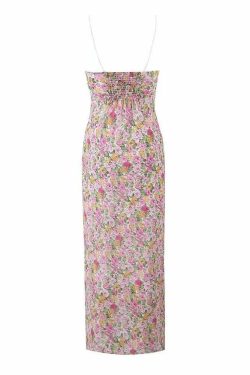 Voila Midi Dress - Y2K Summer Grunge Outfit, 90S Fashion, Retro Style, Pastel Goth Vibes