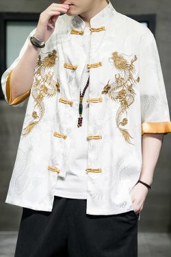 White Embroidered Kimono Jacket - Y2K Summer, 90S Fashion, Grunge, Retro, Pastel Goth, Y2K