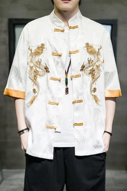 White Embroidered Kimono Jacket - Y2K Summer, 90S Fashion, Grunge, Retro, Pastel Goth, Y2K