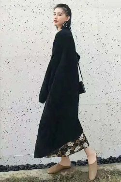 White Long Cardigan - Y2K Grunge, 90S Retro, Knitted Fluffy Cashmere Sweater Coat, Vintage Style