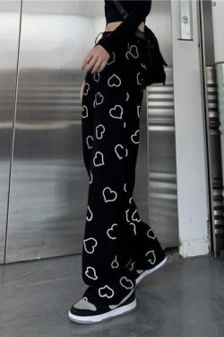 Willow Heart Pants - Y2K Summer Grunge & 90S Retro Fashion For Women, Perfect Y2K Party Outfit