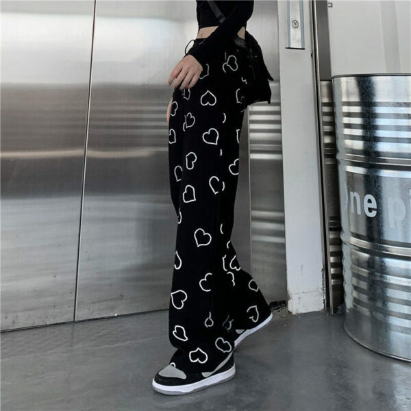Willow Heart Pants - Y2K Summer Grunge & 90S Retro Fashion For Women, Perfect Y2K Party Outfit Willow Heart Pants - Y2K Summer Grunge & 90S Retro Fashion For Women, Perfect Y2K Party Outfit