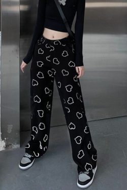 Willow Heart Pants - Y2K Summer Grunge & 90S Retro Fashion For Women, Perfect Y2K Party Outfit