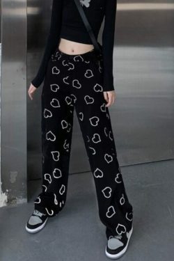 Willow Heart Pants - Y2K Summer Grunge & 90S Retro Fashion For Women, Perfect Y2K Party Outfit