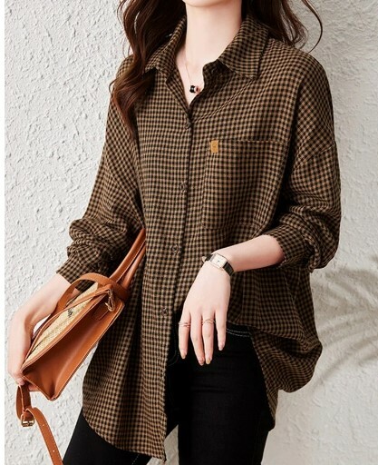 Ximena Long Sleeve Casual Shirt - Y2K Summer, 90S Grunge, Retro 70S, Pastel Goth, Y2