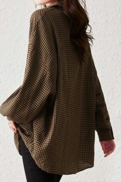 Ximena Long Sleeve Casual Shirt - Y2K Summer, 90S Grunge, Retro 70S, Pastel Goth, Y2