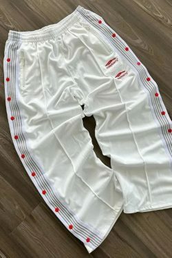 Y2K Aesthetic Striped Baggy Sweatpants - Hip-Hop Street Style, Grunge, Retro 90S Fashion