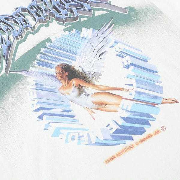 Y2K Angel Print Sweatshirt - Retro 90S Grunge, Summer Y2K Outfits, Pastel Goth Fashion