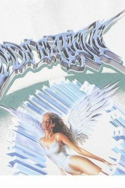 Y2K Angel Print Sweatshirt - Retro 90S Grunge, Summer Y2K Outfits, Pastel Goth Fashion