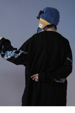 Y2K Angel Print Sweatshirt - Retro 90S Grunge, Summer Y2K Outfits, Pastel Goth Fashion