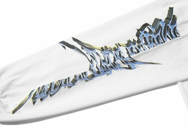 Y2K Angel Print Sweatshirt - Retro 90S Grunge, Summer Y2K Outfits, Pastel Goth Fashion