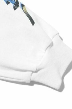 Y2K Angel Print Sweatshirt - Retro 90S Grunge, Summer Y2K Outfits, Pastel Goth Fashion