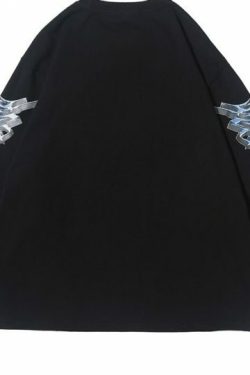 Y2K Angel Print Sweatshirt - Retro 90S Grunge, Summer Y2K Outfits, Pastel Goth Fashion