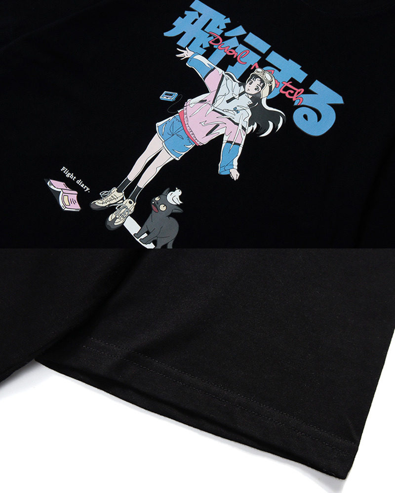 Y2K Anime Girl Shirt - Retro 90S Grunge, Pastel Goth, Summer Y2K Outfits, Popstar Vibes